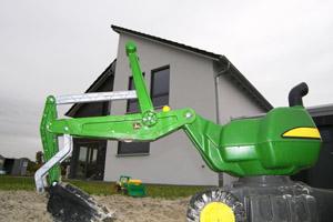 Baggerarbeiten Einfamilienhaus Pultdachhaus bei Mnster