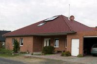 Bungalow Massivhaus in Wettringen (Steinfurt, Metelen, Rheine), Pelletheizung, Solaranlage, Freisitz, Eingang berdacht