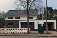 Modernes Einfamilienhaus mit 2 Geschossen bei Warendorf, NRW, Eingang überdacht, Erdwärmepumpe, Doppelgarage uvm.