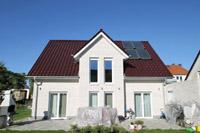 Einfamilienhaus mit Einliegerwohnung in Osnabrück, Effizienzhaus Bauweise, Solaranlage für Heizung und Warmwasser